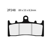 Jeu De Plaquettes De Frein NISSIN 2P248NS Del. ZX6R 98-02 Pour Moto Pièces