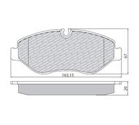 Jeu de plaquettes de frein ROULUNDS 929381