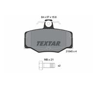 Jeu de plaquettes de frein TEXTAR 2154501, arrière