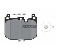 Jeu de plaquettes de frein TEXTAR 2234401, avant
