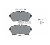 Jeu de plaquettes de frein TEXTAR 2248501, avant
