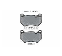 Jeu de plaquettes de frein TEXTAR 2295801, avant