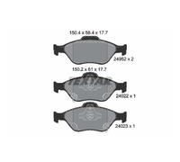 Jeu de plaquettes de frein TEXTAR 2495201, avant