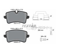 Textar Plaquettes de frein 2521404 arrière pour AUDI A8 D4