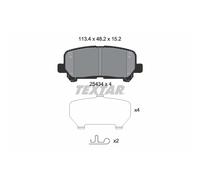 TEXTAR 2543401 Plaquettes de frein