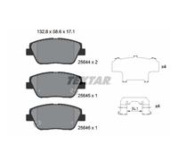 Jeu de plaquettes de frein TEXTAR 2564401, avant