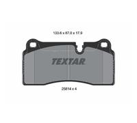 Jeu de plaquettes de frein TEXTAR 2581401, arrière