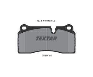 Jeu de plaquettes de frein TEXTAR 2581401, arrière