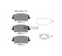 TEXTAR 2615701 Plaquettes de frein