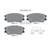 TEXTAR 2622401 Plaquettes de frein