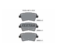 TEXTAR 2650301 Plaquettes de frein