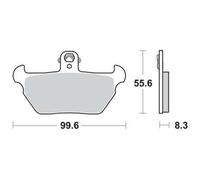 TRW MCB621SV Plaquettes de frein