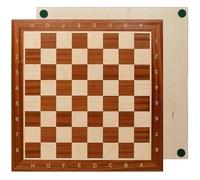 Jeu de plateau - Alpha Numeric Tournament - No.5 Acajou - Échiquier professionnel incrusté