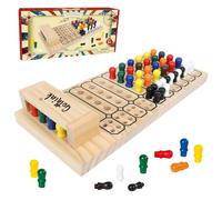 Jeu de Plateau Code Breaker, Jeu de Stratégie en Bois 2 Joueurs, Défi d'esprit Entre Codeur et Décodeur, Jeu Cérébral de Couleurs - Jouet STEM Cadeau pour Enfants 8+