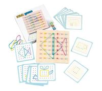 Jeu de plateau de jeu pour - Puzzle géométrique portable - Jeu de plateau empilable - Pour filles, parents, maison, intérieur, anniversaire, école et salle de classe