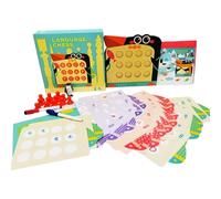 Jeu de plateau de réglage de la mémoire, jeu d'échecs de mémoire - Jeu d'exercices de voyage en 2 langues - Activités portables pour la motricité créative pour les tout-petits de 3 à 8 ans
