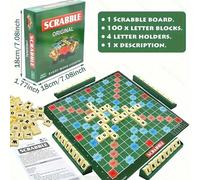 Jeu de plateau de stratégie de mots classique - Édition standard, convient aux adultes et aux jeunes de 16 ans et plus, divertissement familial et amusement de fête, réflexion rapide et jeu stratégiqu