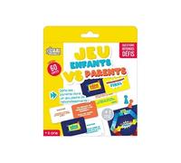 Jeu de plateau "Défis Parents vs Enfants" avec plateau, 2 pions et 60 cartes défis - -
