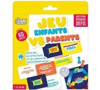 Jeu de plateau "Défis Parents vs Enfants" avec plateau, 2 pions et 60 cartes défis - - ALTOBUY Multicolore