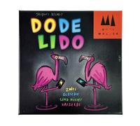 Jeu de plateau Dode Lido - 2 à 5 joueurs, jeu de cartes de placement de tuiles coloré avec illustration de flamant rose, version anglaise, idéal pour la famille/les fêtes/les cadeaux, jeu de fête Desi