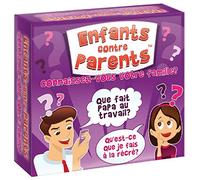 Jeu de Plateau Familial Jeux de Société pour Enfants et Adultes Quiz Jeu de Cartes Enfants Contre Parents Version Française dès 6 Ans