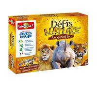 Jeu de plateau familial - Le grand jeu Défis Nature + cartes collector - Dès 7 ans - 2 à 6 joueurs - Fabriqué en France