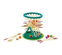 Hape Jeu de société Pallina en bambou – Dès 3 ans, 2–4 joueurs, motricité fine & couleurs