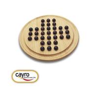 Jeu De Plateau Le Solitaire En Bois 28 Cm Jeu De Stratégie Et Réflexion .