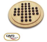 Jeu De Plateau Le Solitaire En Bois 28 Cm Jeu De Stratégie G