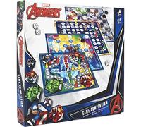 Jeu de plateau Marvel Avengers - Game Compendium - 4 en 1 - CARTAMUNDI - Noir - Enfant