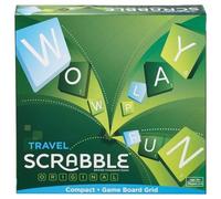 Jeu de plateau - MATTEL - Scrabble - Version de voyage portable - Plateau à grille - Mixte/Adulte
