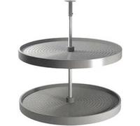 Jeu de plateaux circulaires pour meuble de cuisine Shelvo gris Gris G