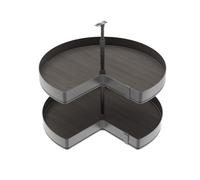 Jeu de plateaux tournants 3/4 anthracite Harmony - module 800 mm EMUCA