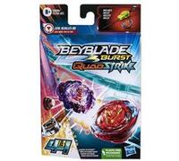 Hasbro Beyblade Burst QuadStrike, Starter Pack avec toupie de compétition Chain Kerbeus K8 et Lanceur, Jouet pour Enfants