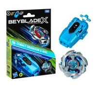 Beyblade X Pack Cobalt Dragoon 2-60C avec Lanceur à Corde Deluxe à Rotation Gauche