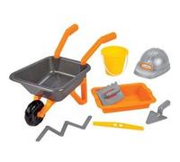 Ecoiffier – Jouet de construction Pack maçonnerie brouette 50 cm, 8 pièces, dès 18 mois