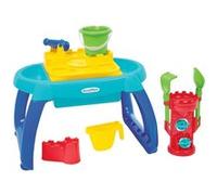 Ecoiffier Table Sable et Eau 4601 – Jeu de plage – 7 accessoires – Dès 18 mois – Fabriqué en France