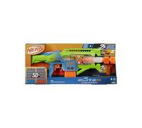 Nerf Elite 2.0, Blaster motorisé Double Punch, canons alternatifs Rapides, 50 fléchettes Nerf Elite, 2 chargeurs 10 fléchettes, dès 8 Ans