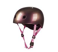 Jeu de plein air Micro Mobility Casque avec boucle magnétique et lumière LED intégrée Taille M Néochrome Rose