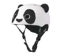Jeu de plein air Micro Mobility Casque Panda 3D avec boucle magnétique et lumière LED intégrée Taille S
