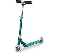Micro Mobility Trottinette enfant Sprite LED compacte pliable 2 roues Bleu pétrole