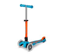 Jeu de plein air Micro Mobility Trottinette enfant 3 roues Mini Micro Deluxe Neon LED Orange