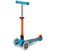 Jeu de plein air Micro Mobility Trottinette enfant 3 roues Mini Micro Deluxe Neon LED Orange Sunset Orange