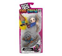 Tech Deck - Pack De 2 Sk8 Crew - 2 Finger Skates + Figurines Amovibles À Clipser sur La Planche pour Rider - Mini Skate Doigt - Jouet Enfant - Jeu Enfant 5 Ans Et + - Modèle Aléatoire