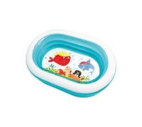 Jeu de Plein Air - Petite piscine ovale baleine - 163X107x46 cm