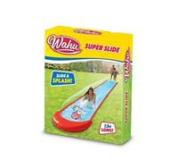 WAHU Super Slide Track - Toboggan à Eau pour Glissade de 7,5 mètres - Ventriglisse pour Toute la Famille - Tapis de Glisse Fun Estival - Jeux de Plein Air Rafraîchissants