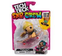 Tech Deck – Sk8 Crew Finger Skate – 1 mini skate + figurine amovible – 5 ans+ – Modèle aléatoire