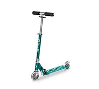 Micro Mobility Trottinette enfant Sprite LED compacte pliable 2 roues Bleu pétrole