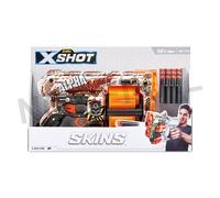 Pistolet Skins dread 12 flèches X-SHOT ZURU