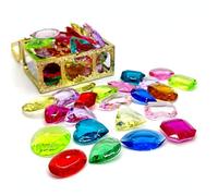 Jeu de plongée de la Piscine - Coffre au trésor coloré, Bijoux sous-Marins Brillant, Jouets Pirates créatifs | Expérience de plongée Imaginative avec Une Construction Durable pour Les garçons FI